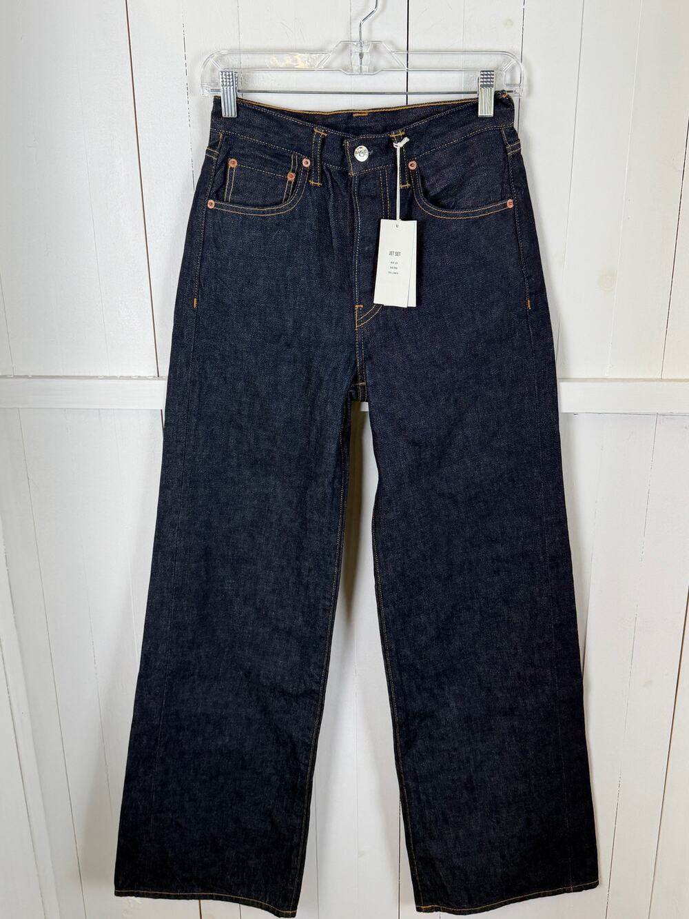 BUCK MASON Blue Flared Jeans Women’s Size 24 NWT